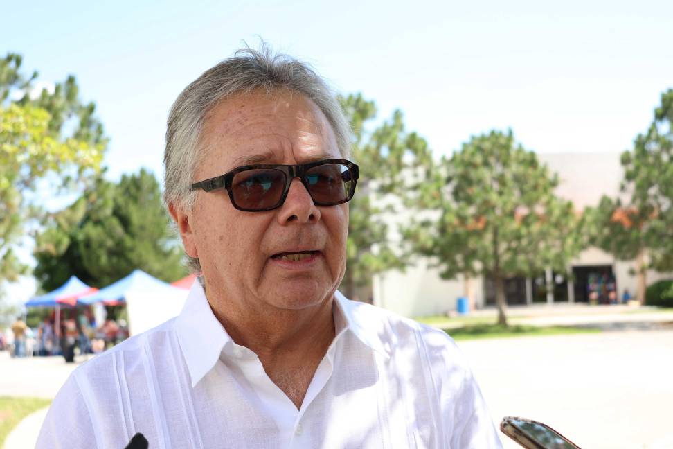 $!Francisco Gaitán Rodríguez encabezó la protesta en nombre de los jubilados.