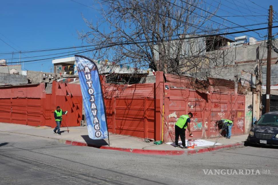 $!Programa ‘Aquí Andamos’ realiza trabajos en calles como Manuel Pérez Treviño y Prolongación Cuauhtémoc