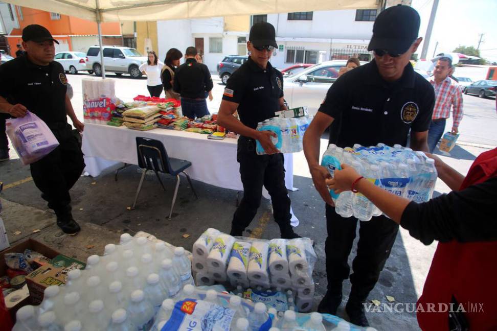 Aporta Fuerza Coahuila para damnificados por el terremoto