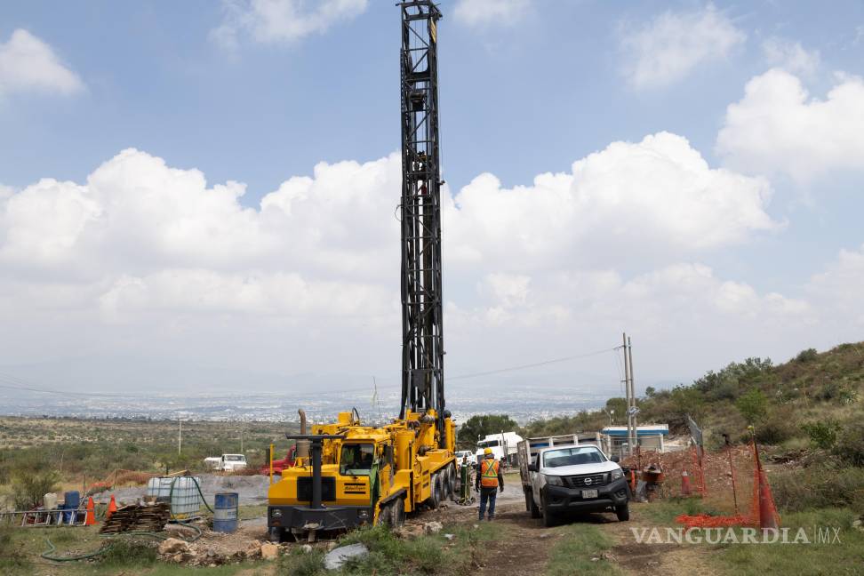 $!Está en desarrollo el Pozo El Carbón, ubicado en las faldas de la sierra de Zapalinamé, que beneficiará a cerca de 70 mil habitantes de los sectores oriente y sur.