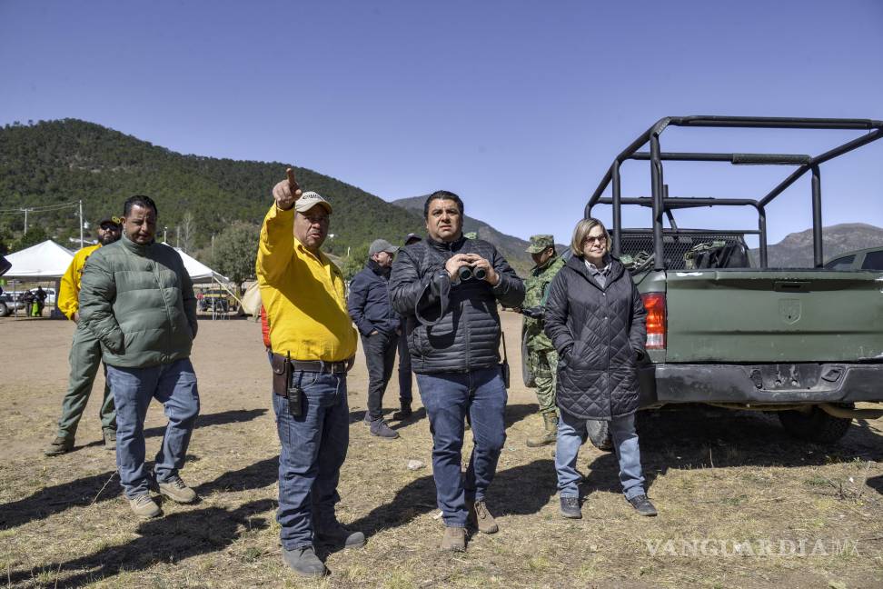 $!Contienen al 90% incendio en El Tunal, Arteaga; liquidan 85% del fuego