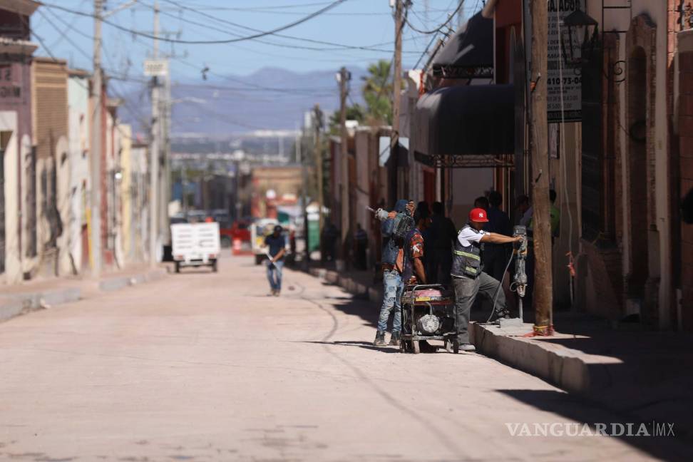 $!El alcalde electo, Javier Díaz González, aseguró que el objetivo es terminar la obra lo más pronto posible para minimizar las afectaciones a la zona.