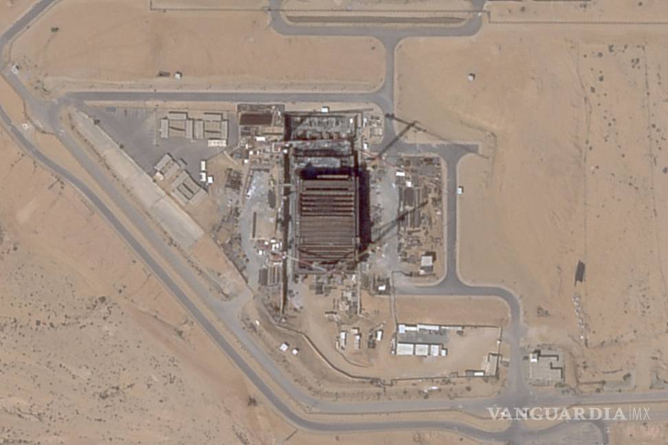 $!Esta foto satelital proporcionada por Planet Labs PBC muestra el Centro de Investigación Nuclear Shimon Peres Negev cerca de la ciudad de Dimona, Israel.