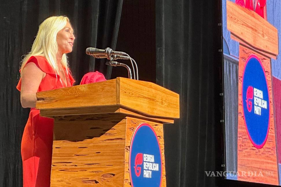 $!“Las guerras, intervenciones y cambios de régimen en el extranjero ponen a Estados Unidos en último lugar, matan a inocentes, nos están arruinando”, señala Marjorie Taylor Greene