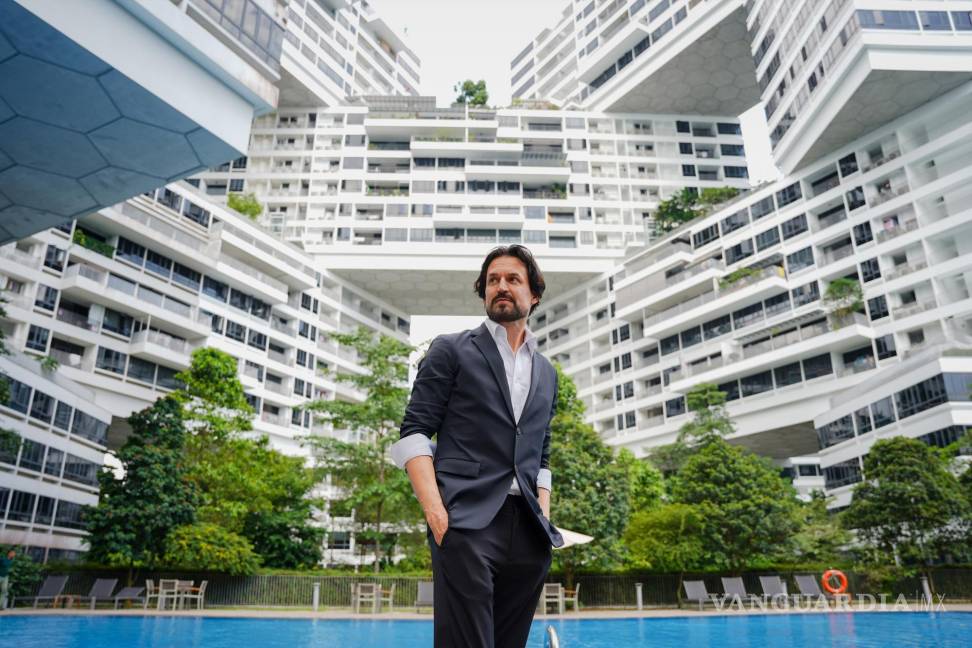 $!Arquitecto Ole Scheeren, director de Buro Ole Scheeren, en The Interlace.