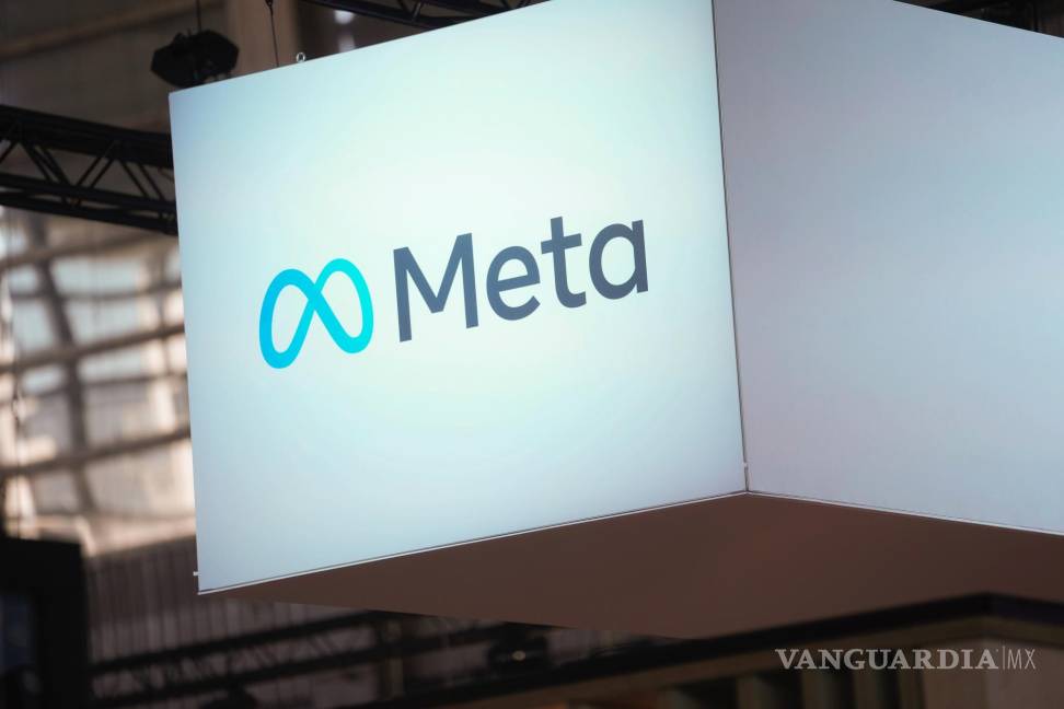 $!El logotipo de Meta se ve en la feria Vivatech en París, Francia.