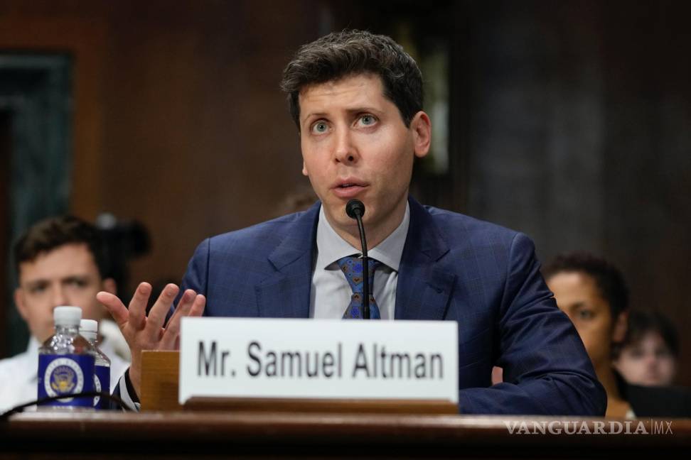 $!El CEO de OpenAI, Sam Altman, ante una audiencia del Subcomité Judicial del Senado sobre Privacidad, Tecnología y la Ley sobre inteligencia artificial.