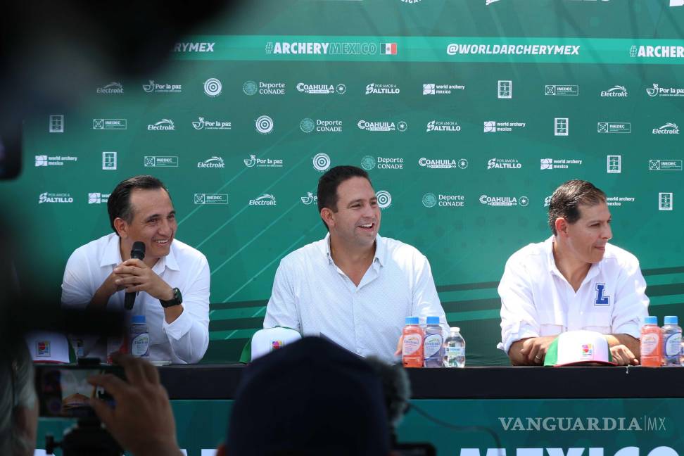 $!Autoridades y atletas dieron arranque oficial al campeonato nacional de tiro con arco en Saltillo, con presencia de medallistas olímpicas y campeones internacionales.