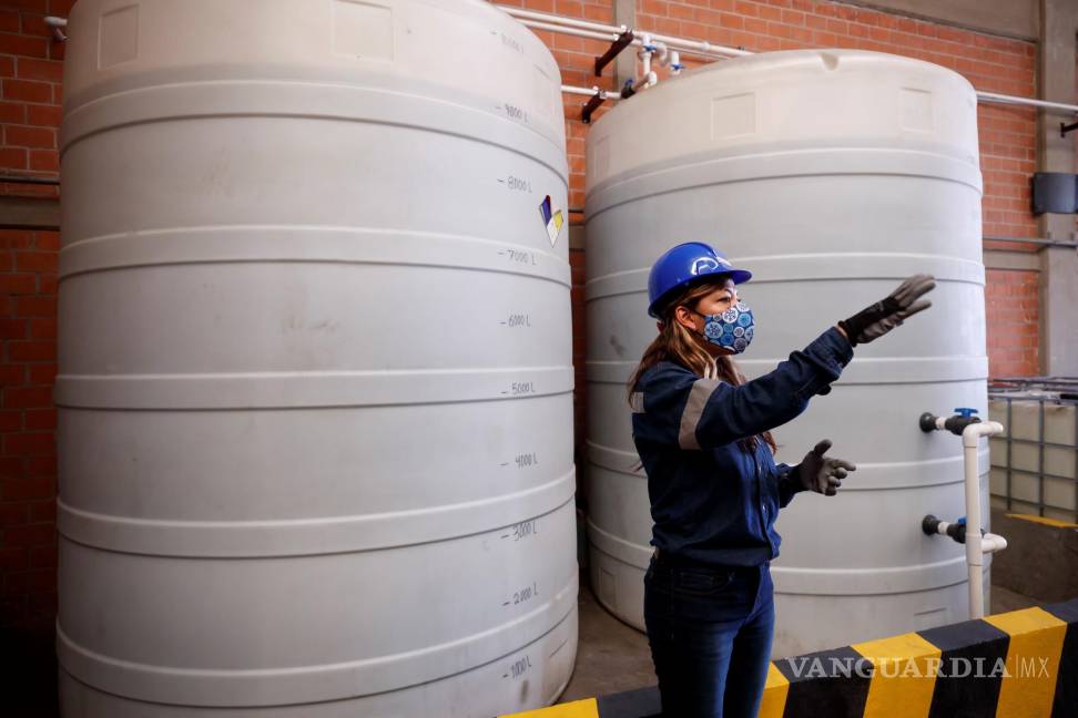 La planta de aceite usado que mueve autobuses públicos en Ciudad de México