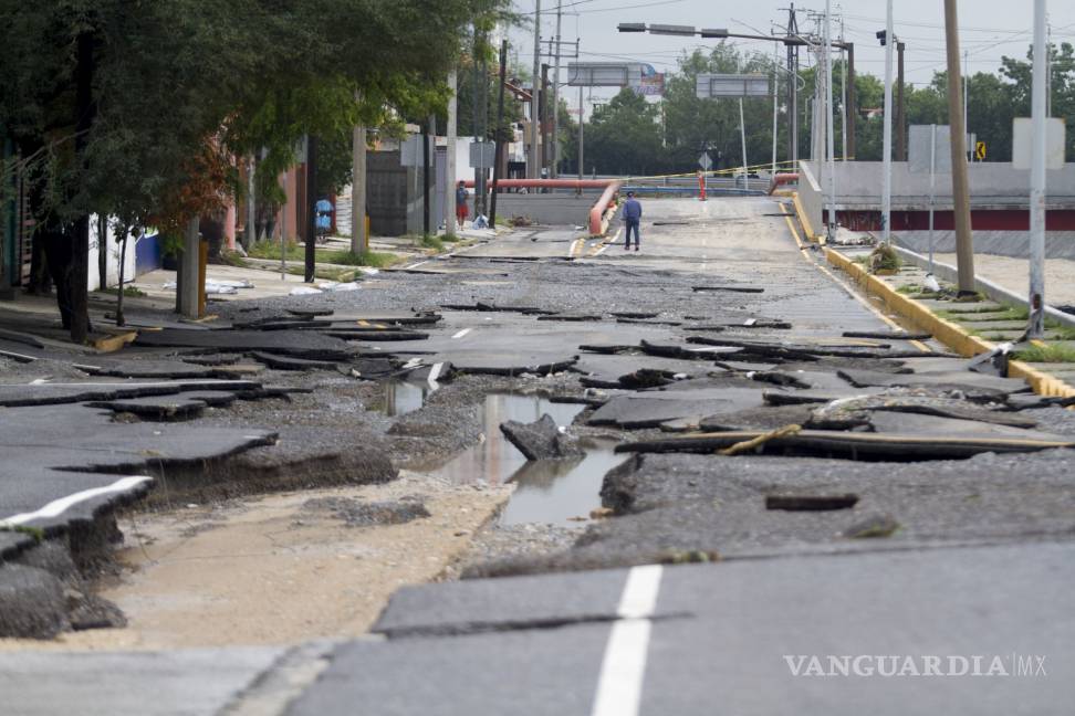 $!Huracán Hanna deja destrucción y desolación en su paso por Tamaulipas, Nuevo León y Coahuila (fotos)