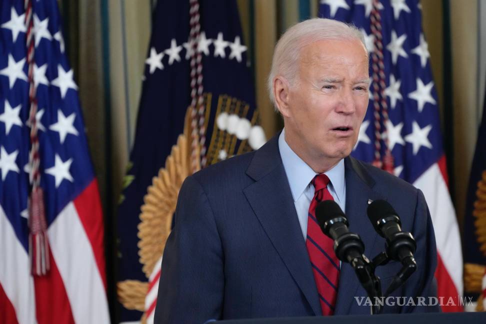 $!El presidente Joe Biden habla en el Comedor Estatal, el miércoles 6 de septiembre de 2023, en la Casa Blanca en Washington.