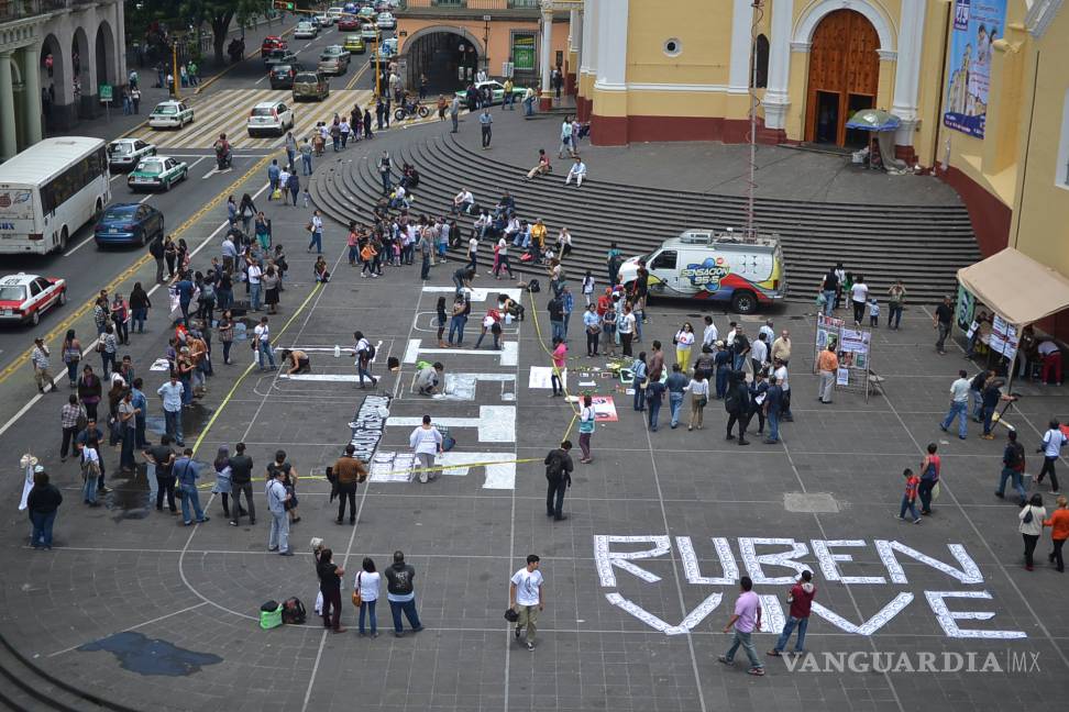$!Periodistas exigen justicia a un año del asesinato de Rubén Espinosa