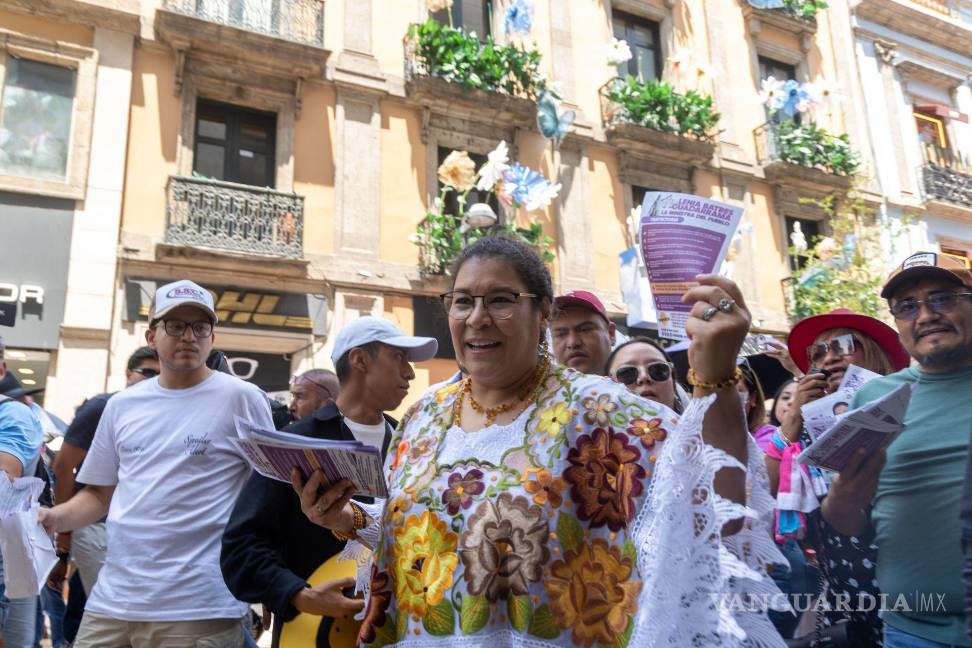 $!Lenia Batres inicio su campaña para contender a ministra de la Suprema Corte de Justicia de la Nación, cargo que ocupa actualmente.
