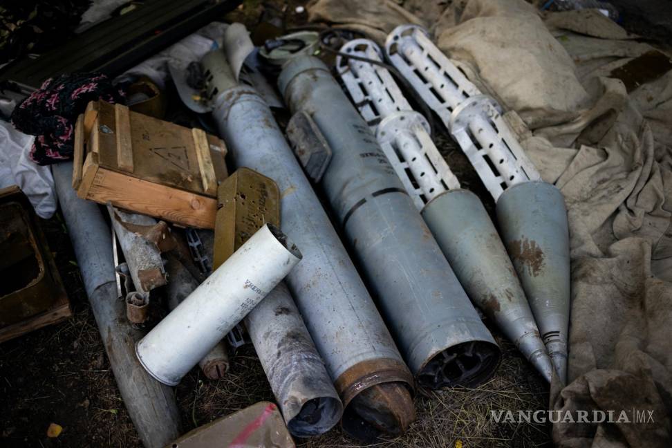 $!Municiones de racimo rusas gastadas en Mykolaiv, Ucrania Las municiones de racimo están prohibidas por la mayoría de los países.