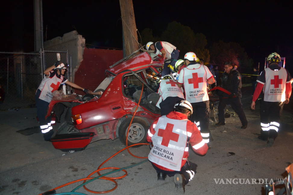 $!Otro accidente por alcohol en Saltillo: mueren 2; Circulaban por Reforma a casi 150km/h