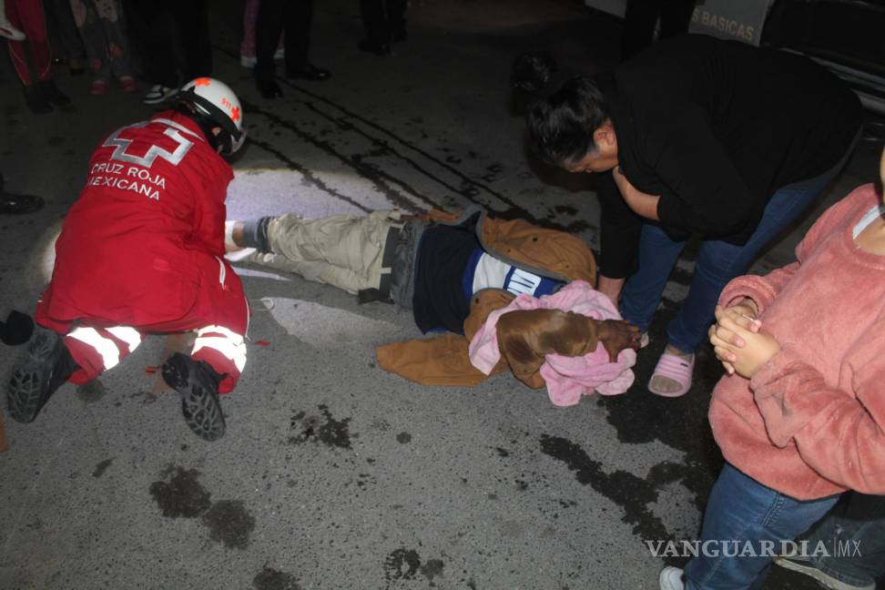 Saltillo: Intentan anexar a alcohólico atropellándolo, en la Bellavista