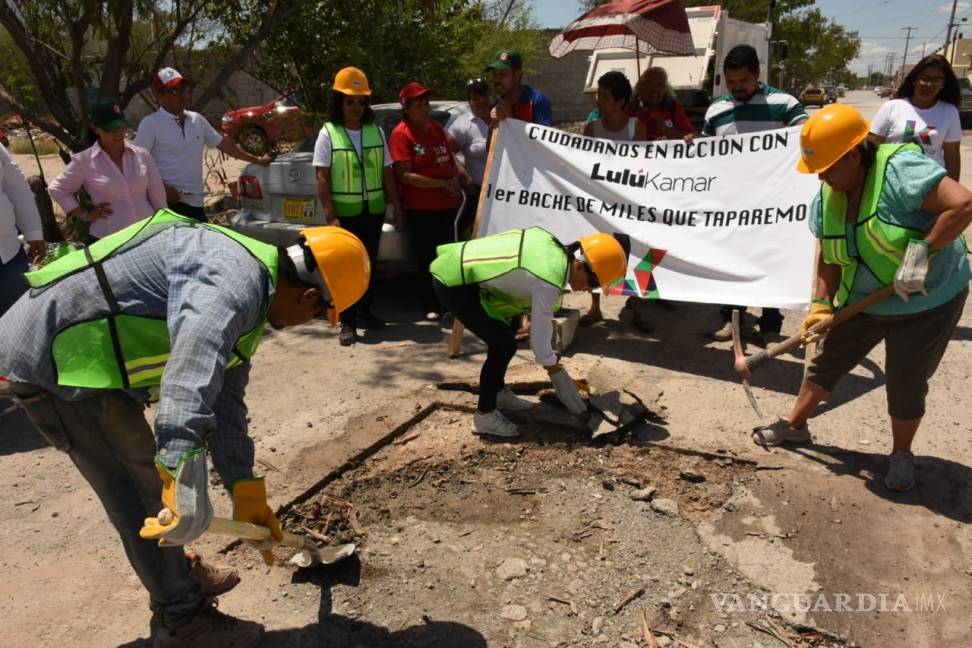 $!Candidata del PRI a la alcaldía de Monclova se compromete a tapar baches y rehabilitar calles