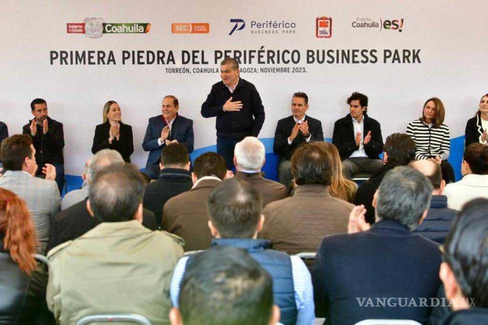 $!En uno de los últimos eventos del gobernador Miguel Riquelme, Diego Alonso Salum, director del proyecto, consideró que se vive el mejor momento para invertir en Torreón.