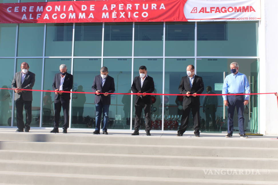$!Inauguran empresa Alfagomma en Torreón