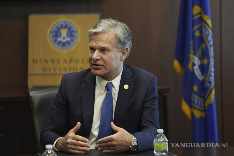 $!El director del FBI, Christopher Wray.