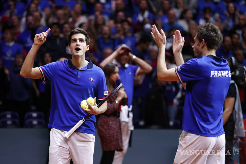 $!Francia se acerca al favorito Croacia en la Copa Davis