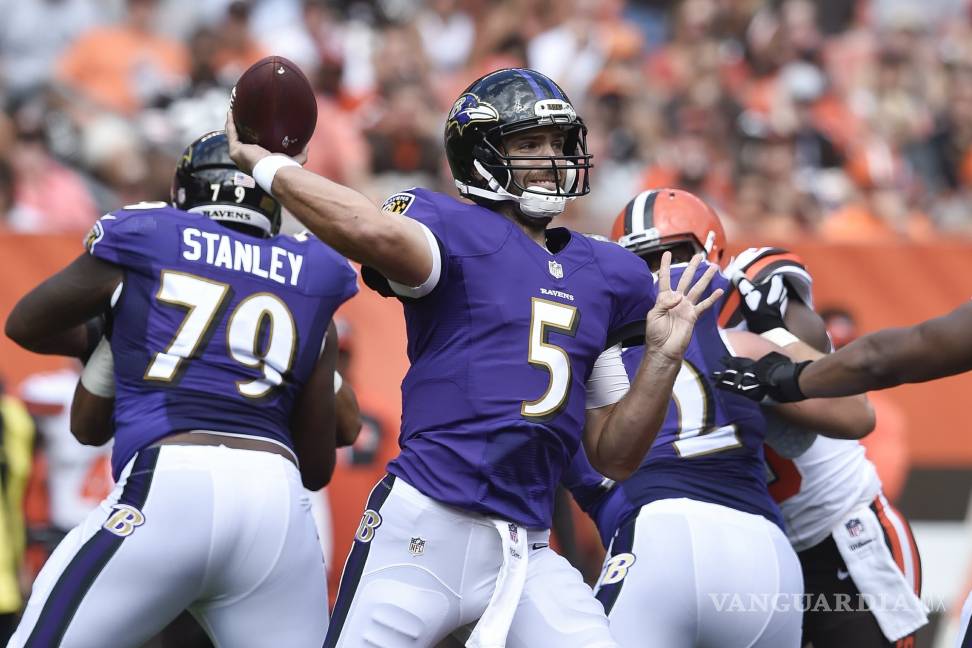 $!Joe Flacco podría perderse el siguiente juego de los Ravens