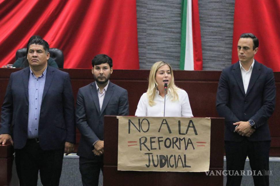 $!Aprobación de la reforma al Poder Judicial de la Federación por el Congreso de Morelos, 14 votos a favor 6 en contra.