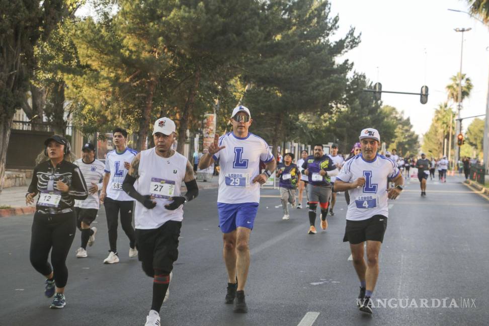 $!El bulevar Venustiano Carranza fue recorrido por los participantes.