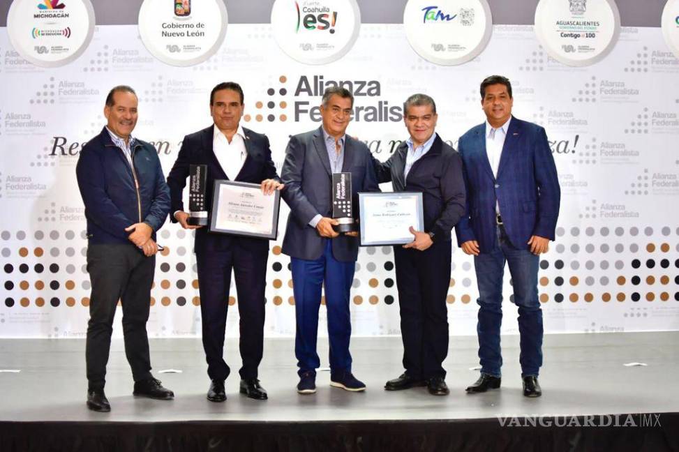 Insiste la Alianza Federalista en luchar para fortalecer sus estados