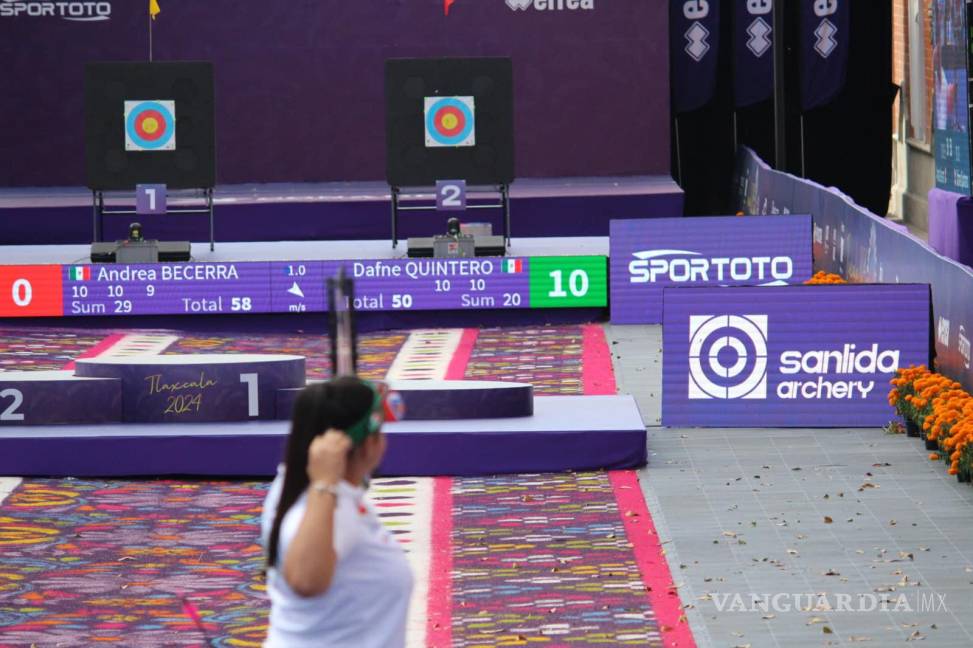 $!Dafne fue la mejor ante Andrea y sumó las unidades que la llevaron a la medalla de bronce.