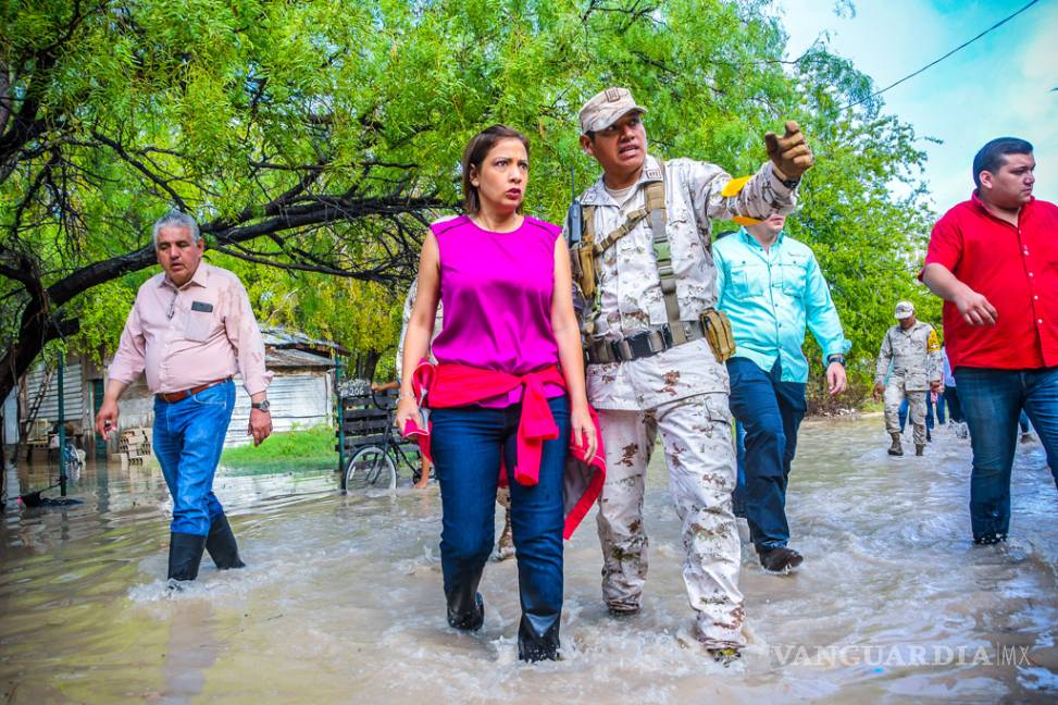 Realizan censo de viviendas afectadas por inundación en Piedras Negras para acceder al Fonden