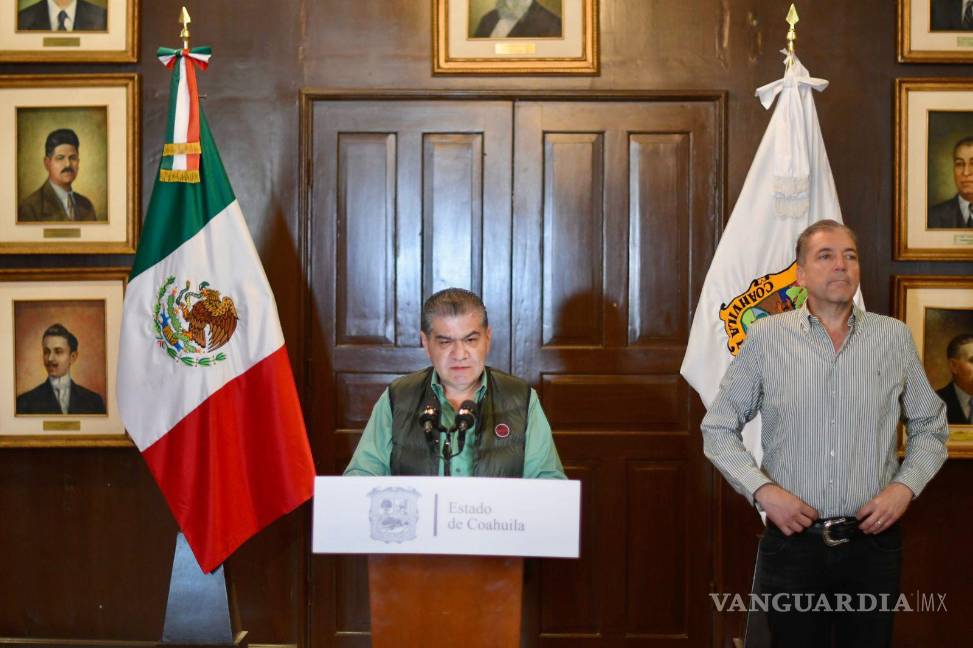 $!Resaltó que la entidad está tranquila, que “la fuerza laboral está en su chamba, la fuerza magisterial está en lo que le toca hacer. Las fuerzas sindicales de Coahuila amanecen trabajando también hoy”.