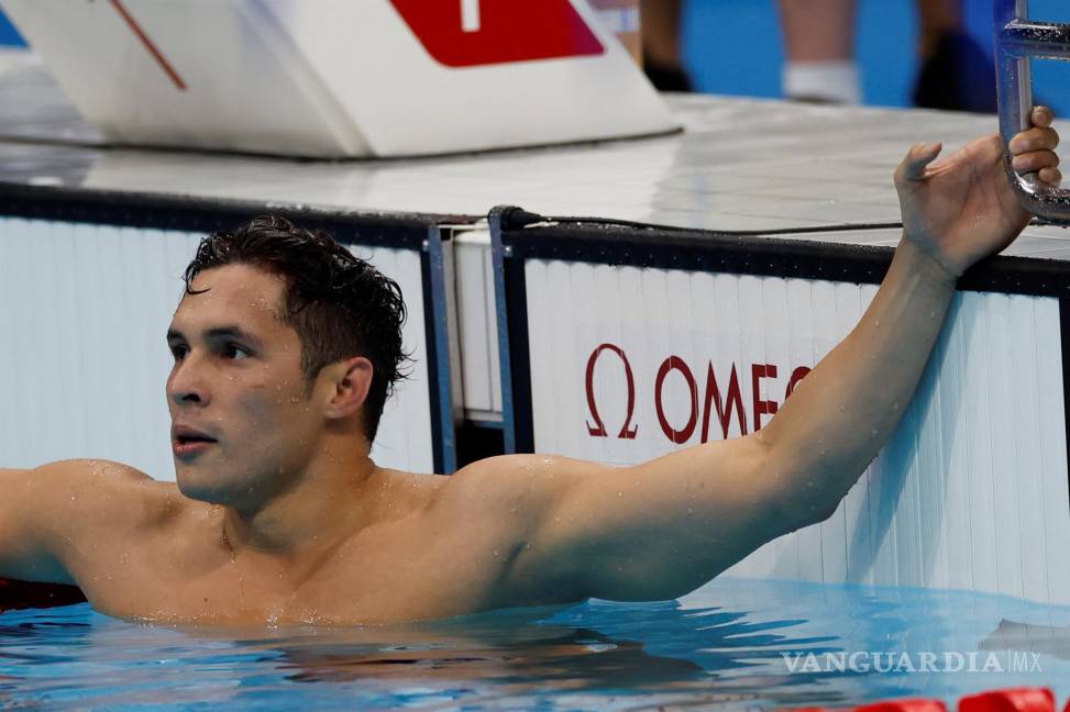 $!Ángel Martínez de México compite en 200m estilo de natación durante los Juegos Olímpicos 2020, el miércoles pasado en el Centro Acuático de Tokio (Japón). EFE