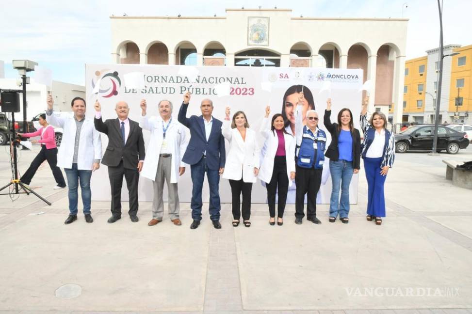 Arrancan Segunda Semana Nacional de Salud 2023 en Monclova