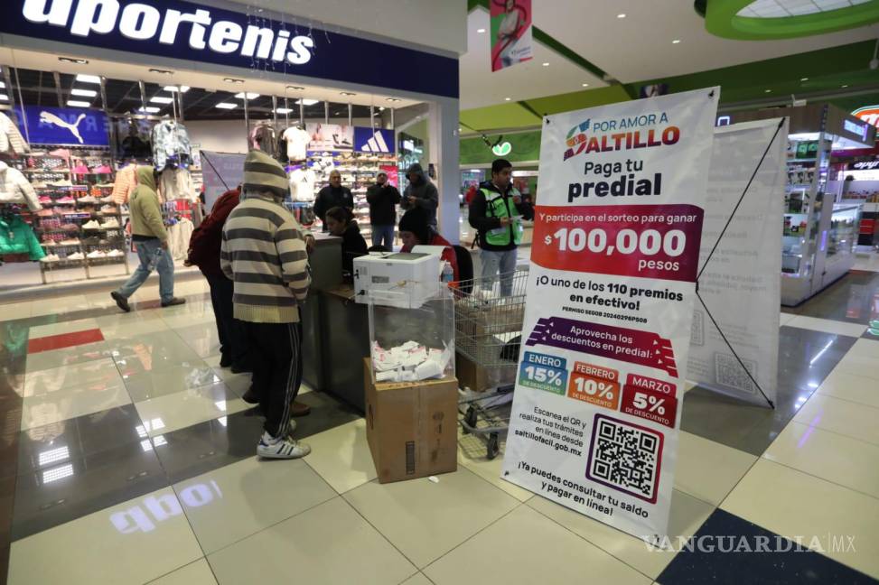 $!Los saltillenses que paguen su predial a través de las plataformas digitales o en los módulos de pago tendrán la oportunidad de participar en el sorteo de uno de los diez premios de 100 mil pesos.