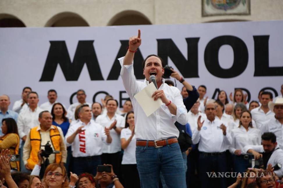 Manolo Jiménez arranca campaña en Monclova