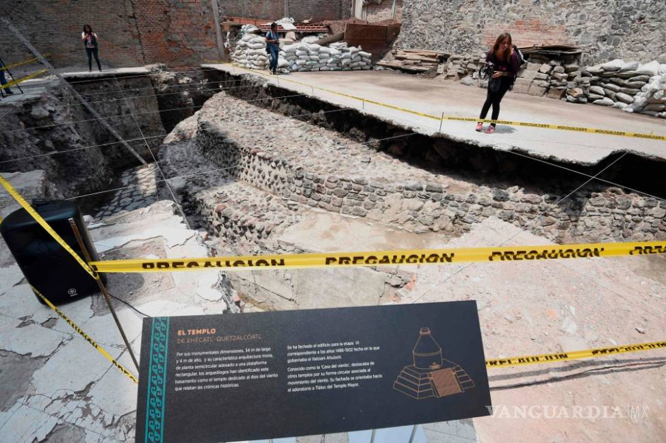 $!Descubren un templo azteca bajo terrenos de un hotel en Ciudad de México