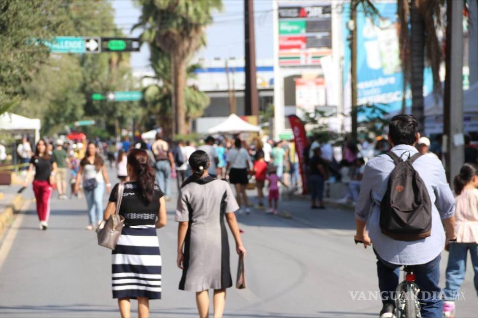 $!Actividades de activación física se realizan en la calle Escobedo.