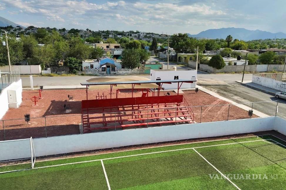 $!La rehabilitación de la cancha de la Colonia Independencia ofrece un espacio más seguro y digno para la recreación de niñas, niños y jóvenes.