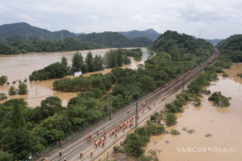 Miles de personas son evacuadas por las Inundaciones en China
