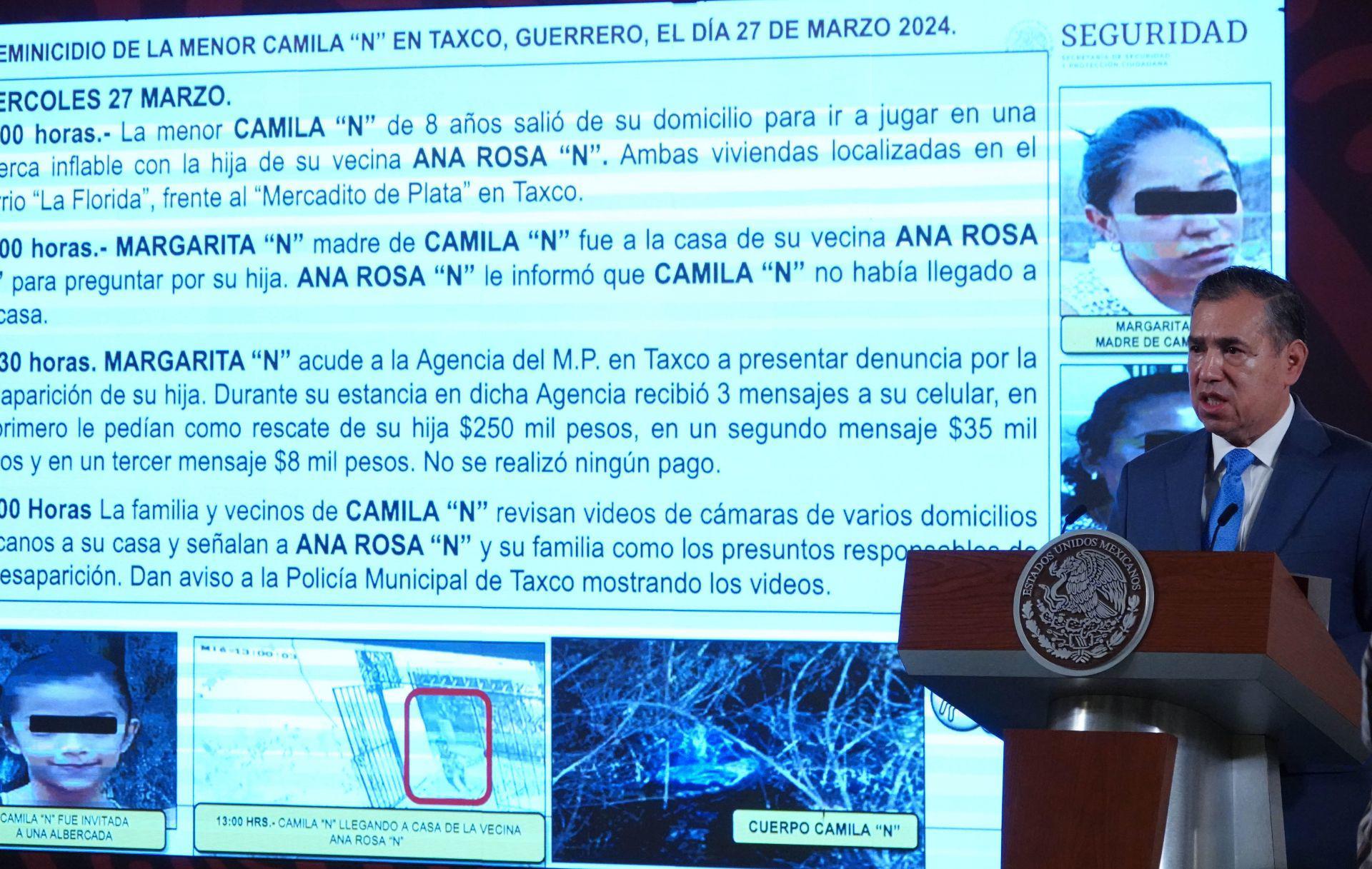 Pidieron 250 mil pesos a mamá de Camila mientras denunciaba desaparición: SSPC. Noticias en tiempo real