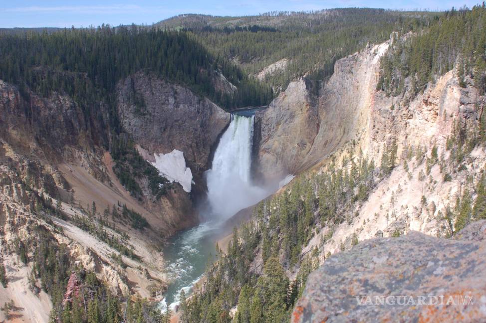 $!Imagen del gran cañón del río Yellowstone. EFE/National Park Service