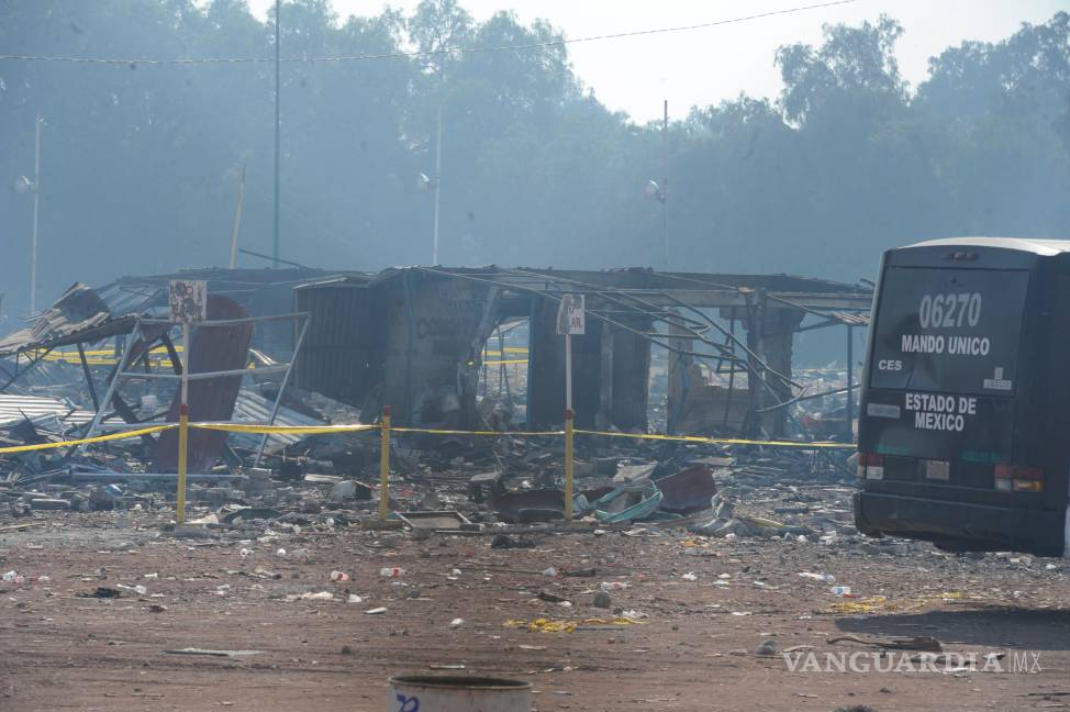 Sube a 41 el número de muertos por explosión en Tultepec
