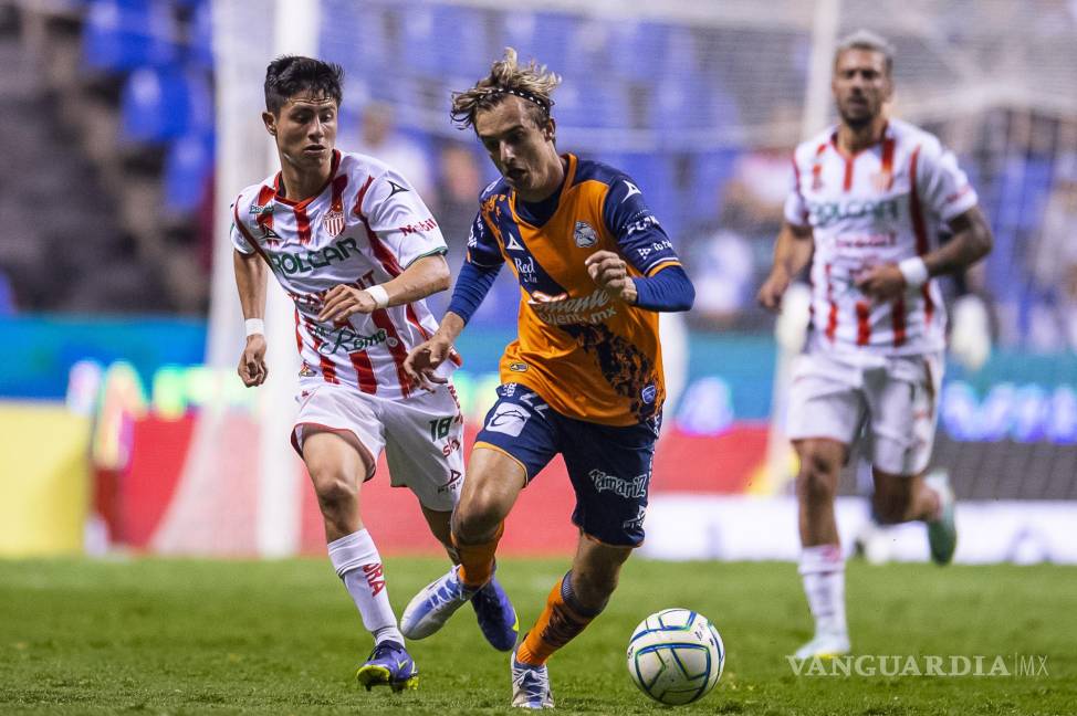 $!Puebla y Necaxa empataron a dos anotaciones en el duelo previo entre ambos, durante el Apertura 2022.