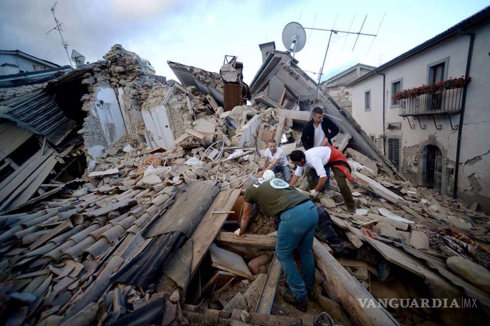$!Un terremoto de magnitud 6 y varias réplicas sacuden el centro de Italia