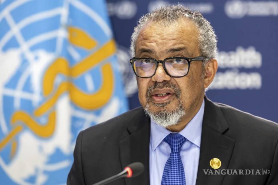 $!Tedros Adhanom Ghebreyesus, director General de la OMS durante una conferencia de prensa en Ginebra, Suiza, e 7 de agosto de 2025.