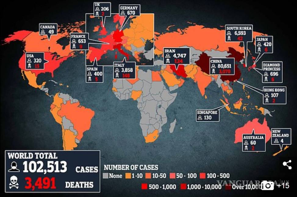 $!Italia en crisis por coronavirus, reporta 233 muertes y más de 4 mil 600 casos confirmados