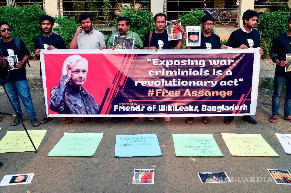 $!Julian Assange presenta demanda por extorsión y espionaje