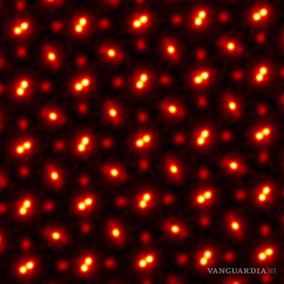$!Variación de la imagen atómica obtenida en 2021. EFE/Cornell University