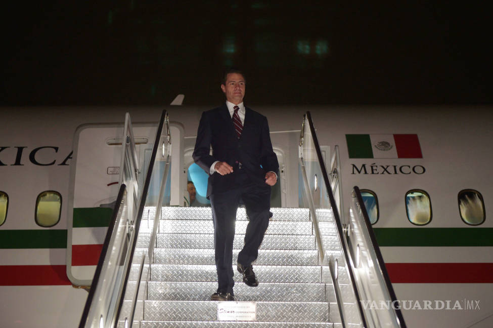 $!Peña Nieto llega a Nueva York para asistir a la Asamblea General de la ONU